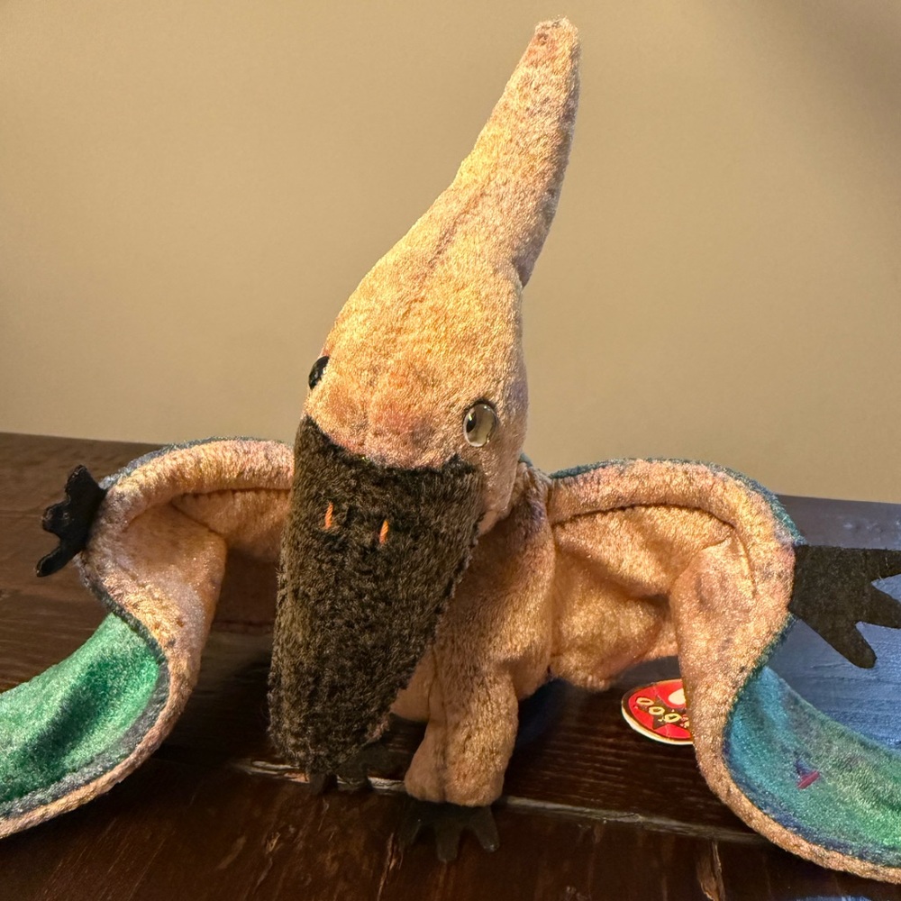 TY Original Beanie Baby “Swoop”™ the Pterodactyl 2000 PE Pellets w/ Tag Error